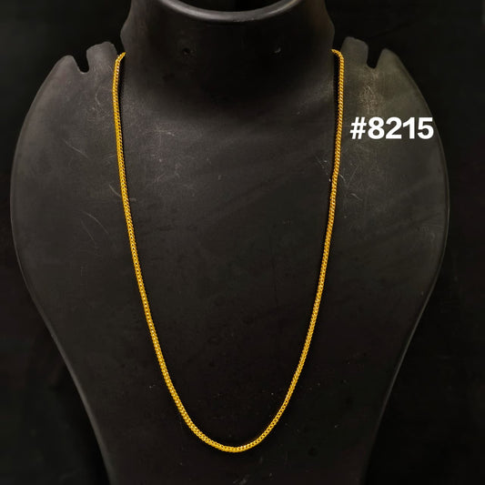 Gold Plated Chain,1 Gram Gold Plated Jewellery PMJ Model No : 8215