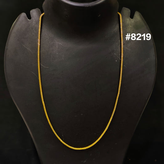 Gold Plated Chain,1 Gram Gold Plated Jewellery PMJ Model No : 8219