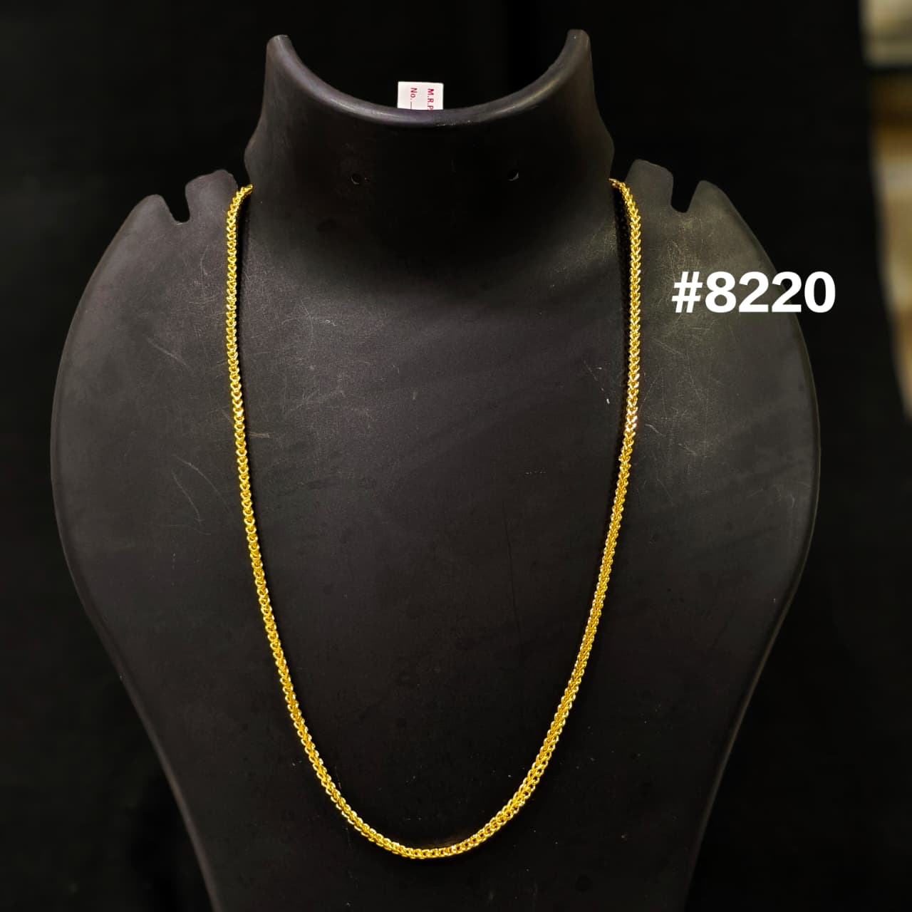 Gold Plated Chain,1 Gram Gold Plated Jewellery PMJ Model No : 8220