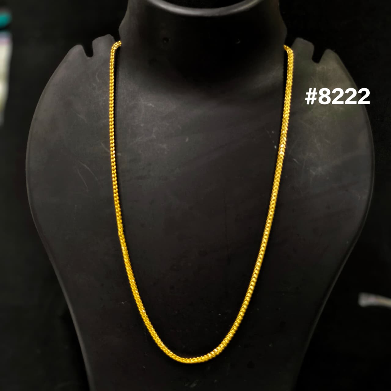 Gold Plated Chain,1 Gram Gold Plated Jewellery PMJ Model No : 8222