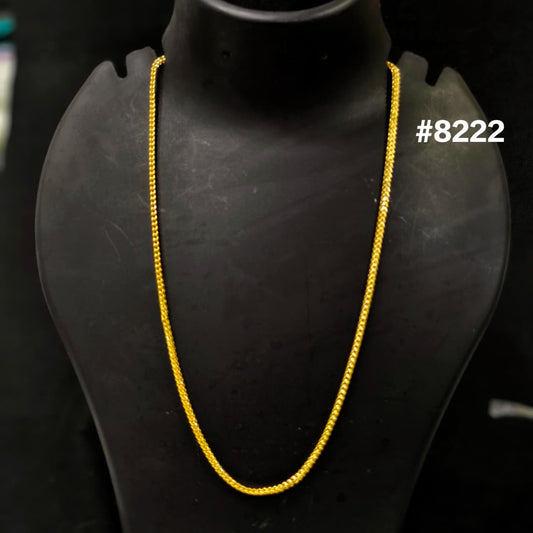 Gold Plated Chain,1 Gram Gold Plated Jewellery PMJ Model No : 8222