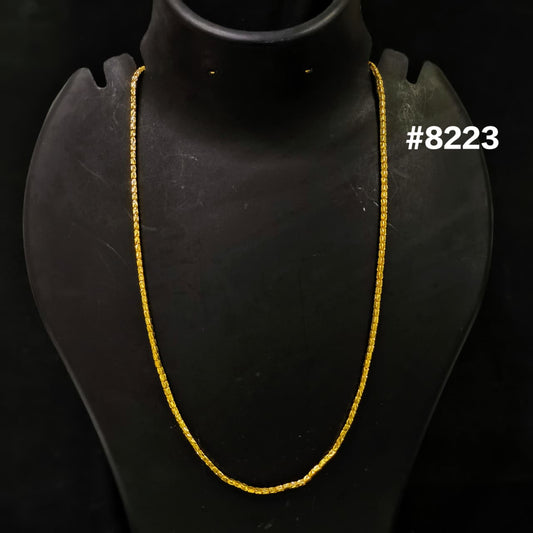 Gold Plated Chain,1 Gram Gold Plated Jewellery PMJ Model No : 8223
