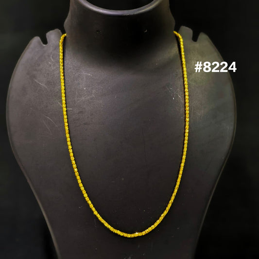 Gold Plated Chain,1 Gram Gold Plated Jewellery PMJ Model No : 8224