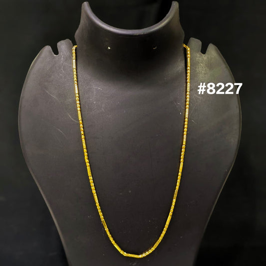 Gold Plated Chain,1 Gram Gold Plated Jewellery PMJ Model No : 8227