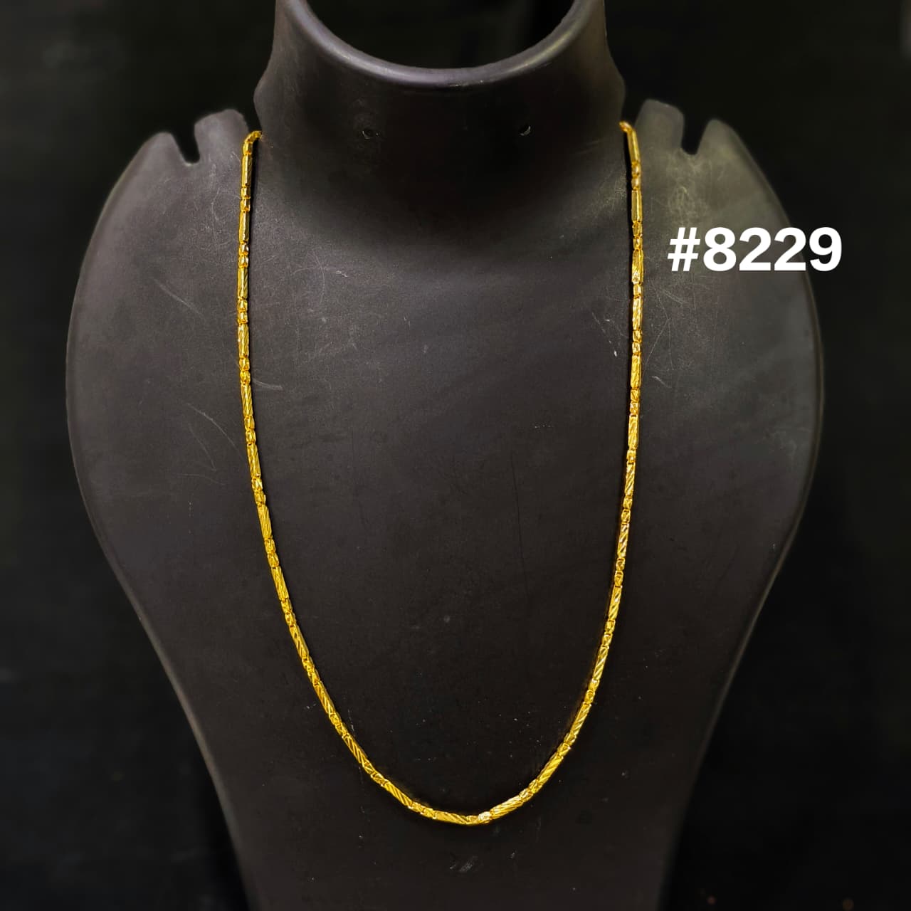 Gold Plated Chain,1 Gram Gold Plated Jewellery PMJ Model No : 8229