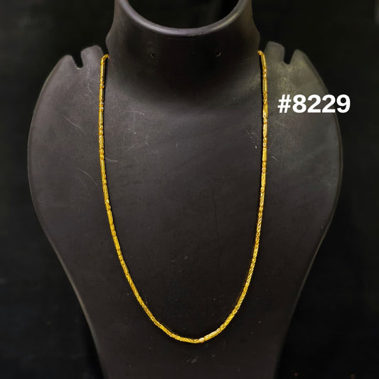 Gold Plated Chain,1 Gram Gold Plated Jewellery PMJ Model No : 8229