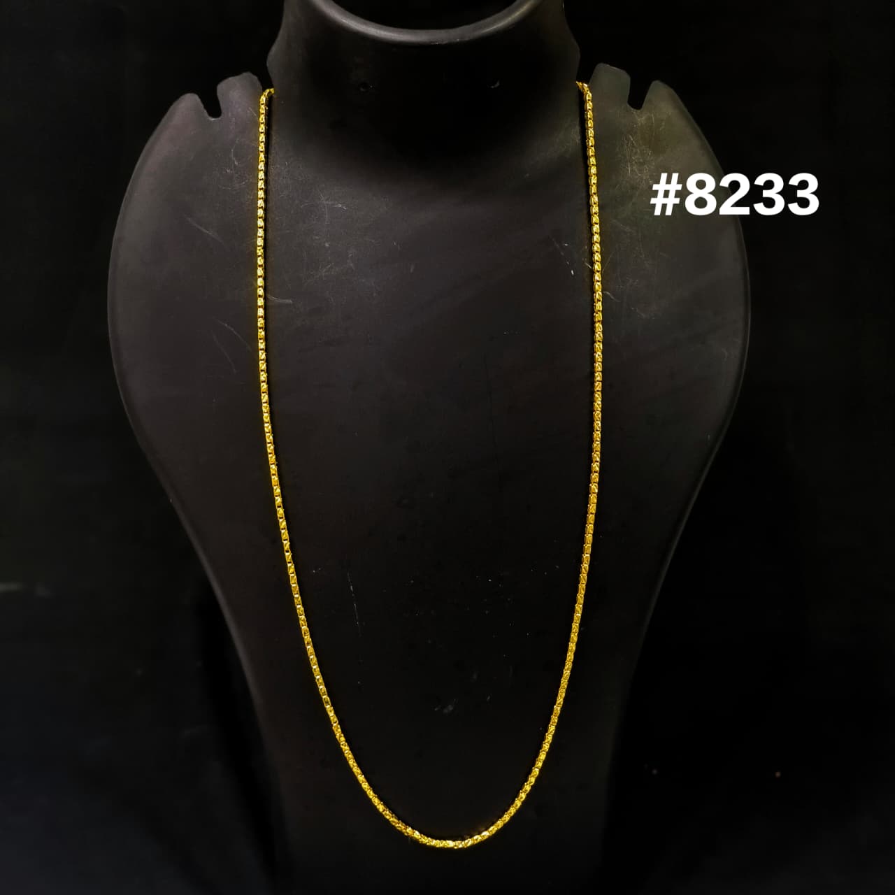 Gold Plated Chain,1 Gram Gold Plated Jewellery PMJ Model No : 8233