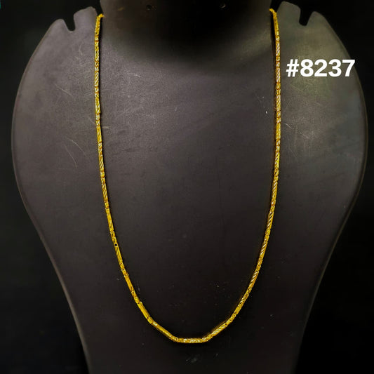 Gold Plated Chain,1 Gram Gold Plated Jewellery PMJ Model No : 8237
