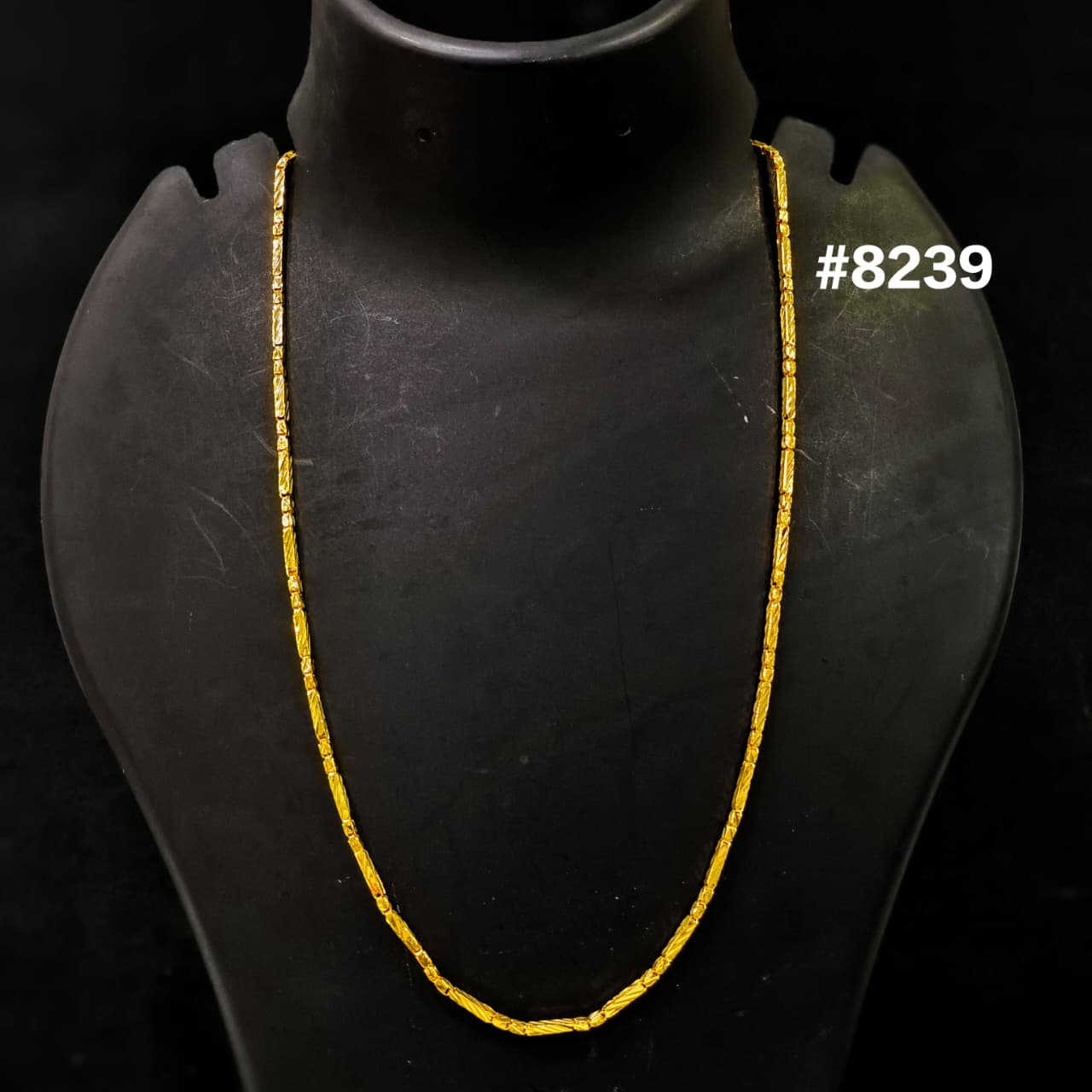 Gold Plated Chain,1 Gram Gold Plated Jewellery PMJ Model No : 8239
