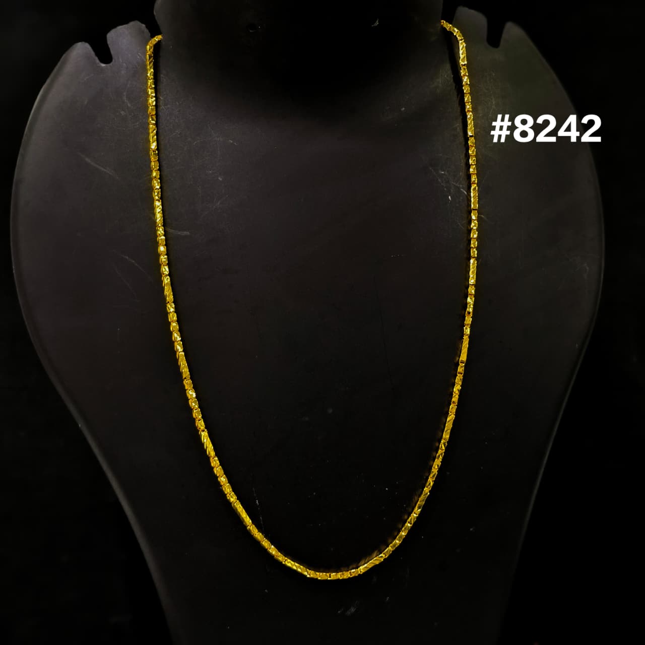 Gold Plated Chain,1 Gram Gold Plated Jewellery PMJ Model No : 8242