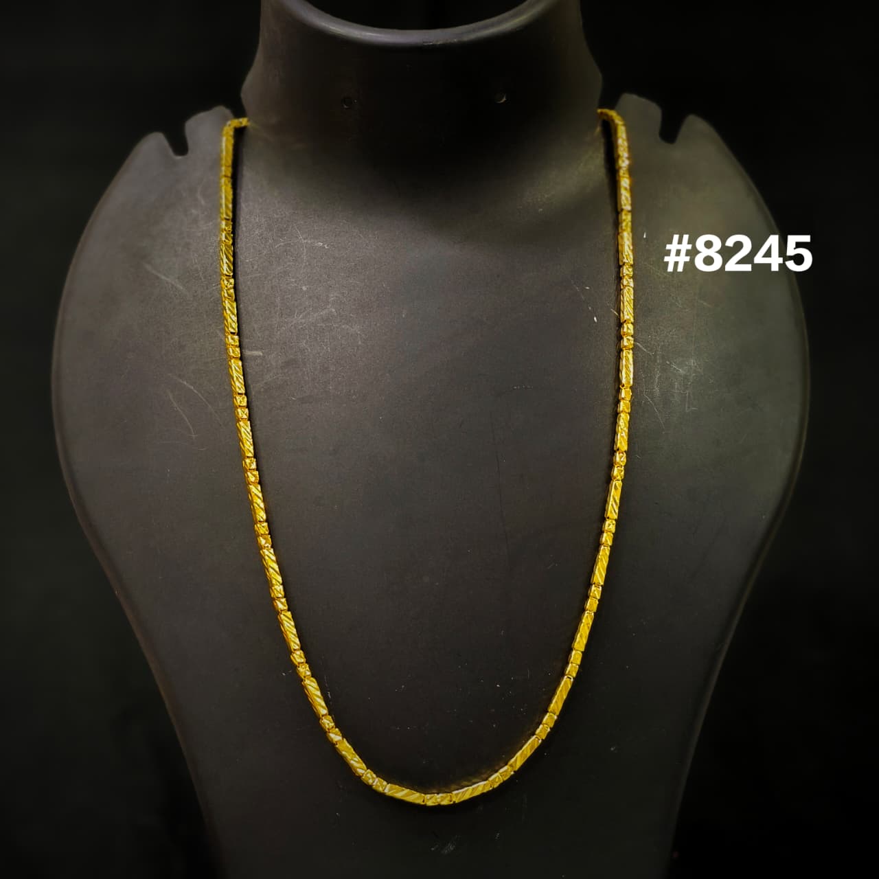 Gold Plated Chain,1 Gram Gold Plated Jewellery PMJ Model No : 8245