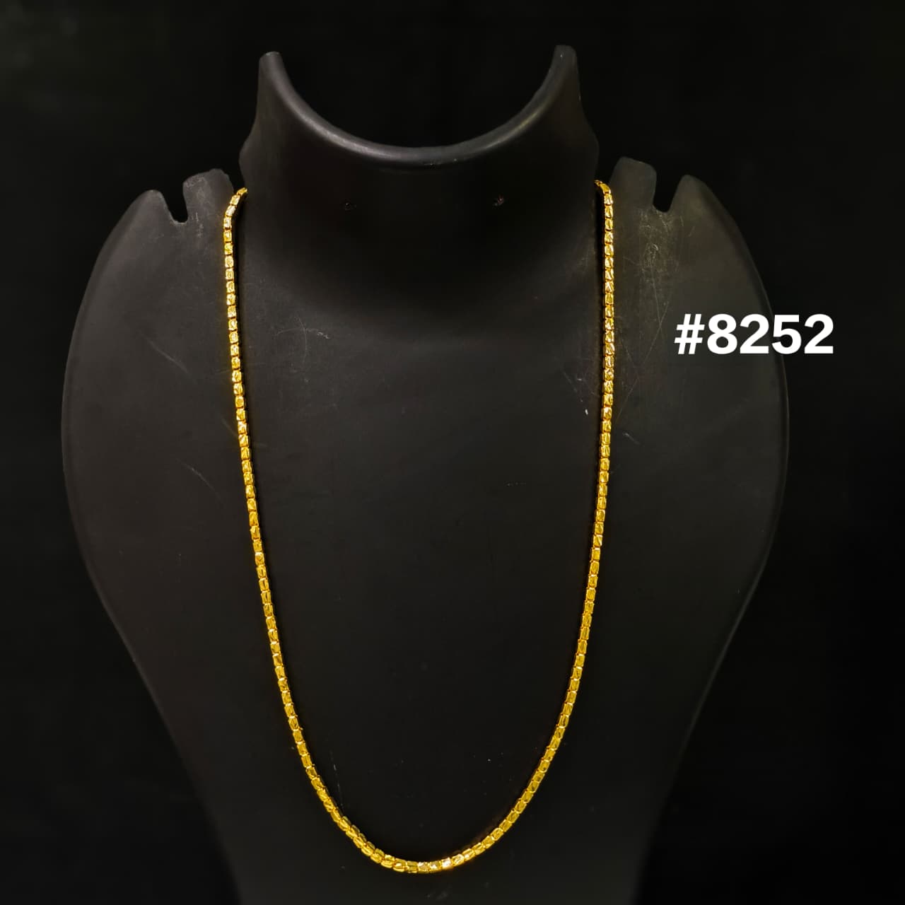 Gold Plated Chain,1 Gram Gold Plated Jewellery PMJ Model No : 8252