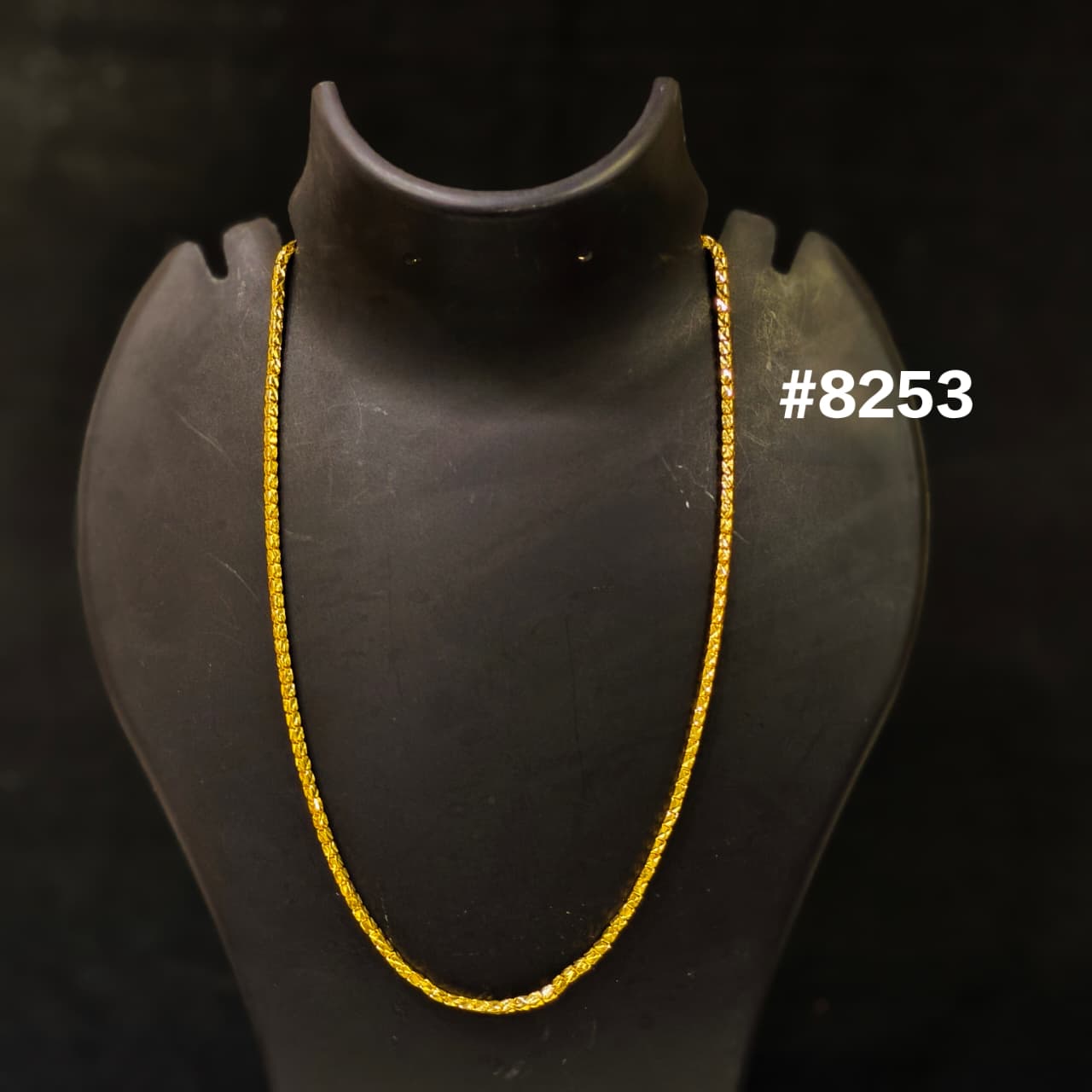 Gold Plated Chain,1 Gram Gold Plated Jewellery PMJ Model No : 8253