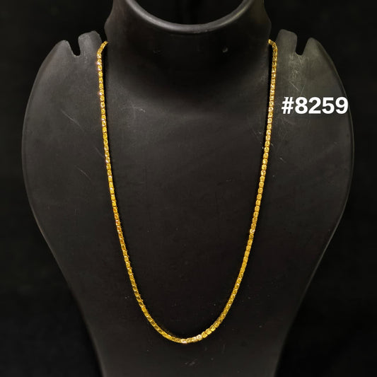 Gold Plated Chain,1 Gram Gold Plated Jewellery PMJ Model No : 8259