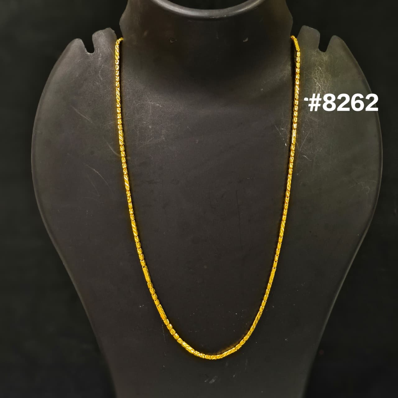 Gold Plated Chain,1 Gram Gold Plated Jewellery PMJ Model No : 8262