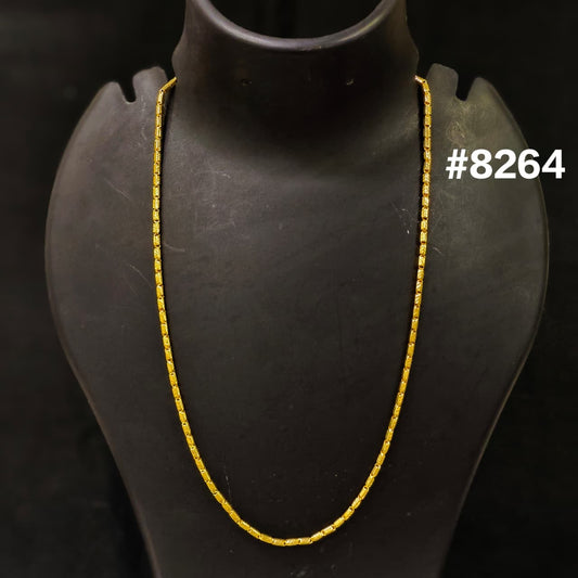 Gold Plated Chain,1 Gram Gold Plated Jewellery PMJ Model No :  8264