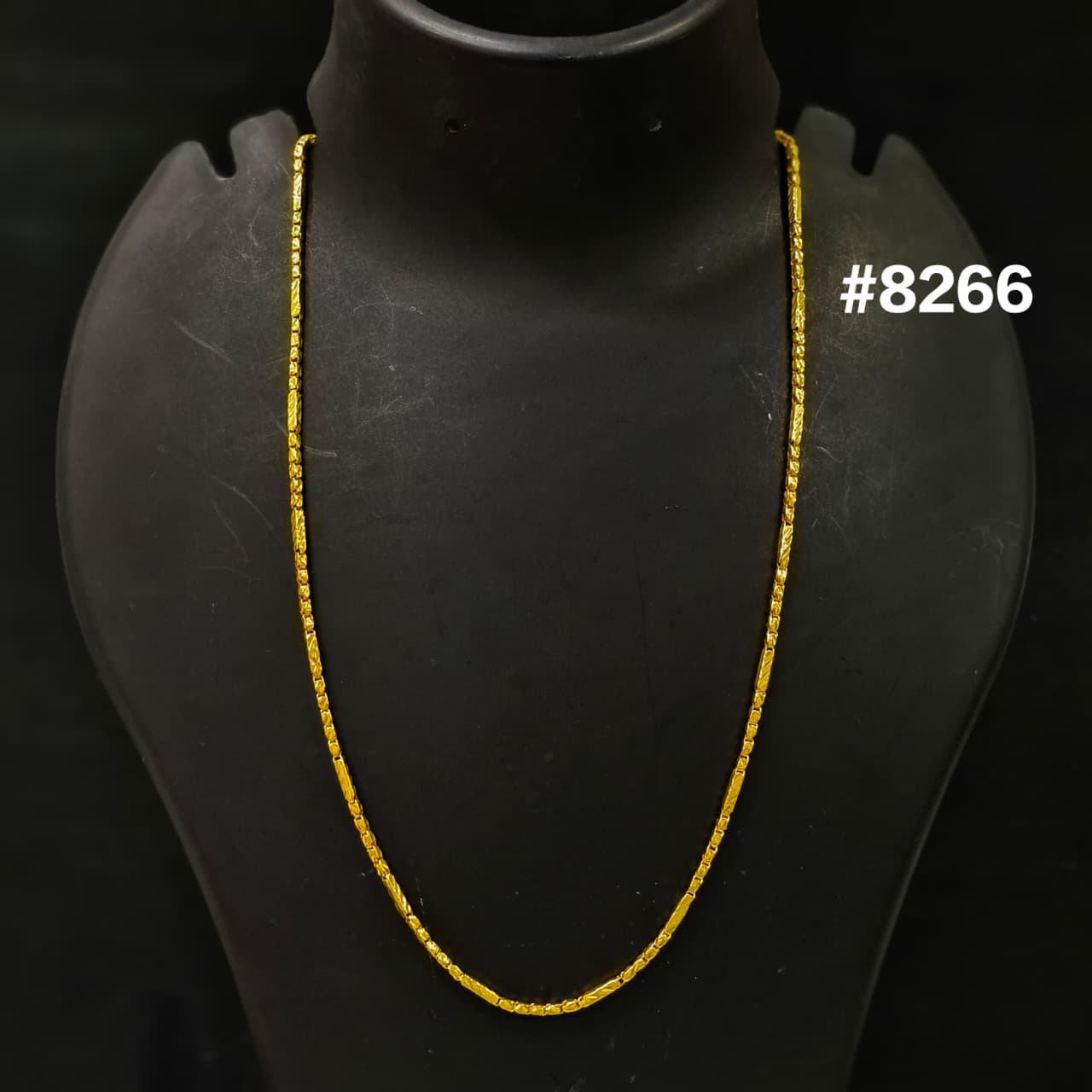 Gold Plated Chain,1 Gram Gold Plated Jewellery PMJ Model No :  8266