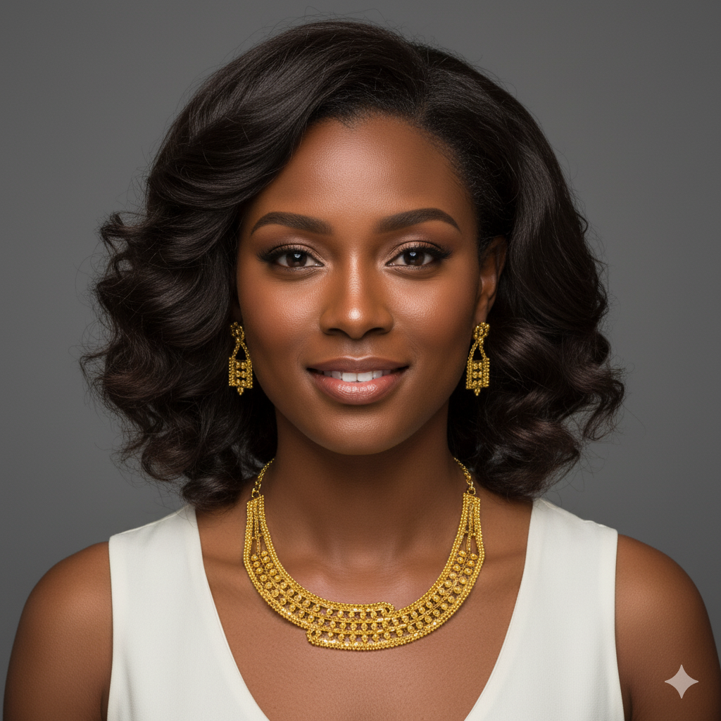 Gold Plated Short NECKLACE 5 Gram Gold Plated Jewellery PMJ Model No : 8269