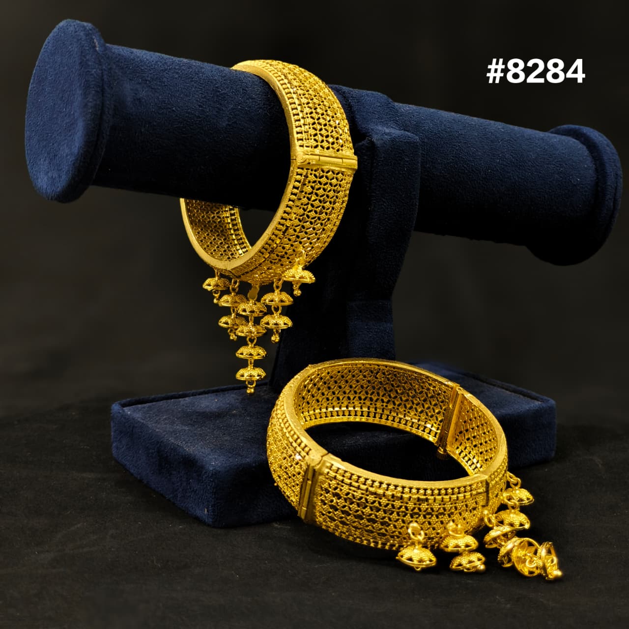 Gold Plated Bridal Wear Bangles, PMJ Model No:  8284