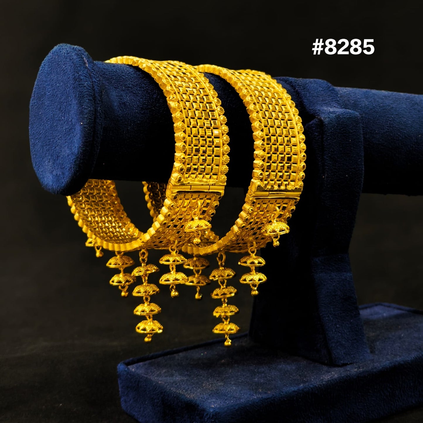 Gold Plated Bridal Wear Bangles, PMJ Model No:  8285