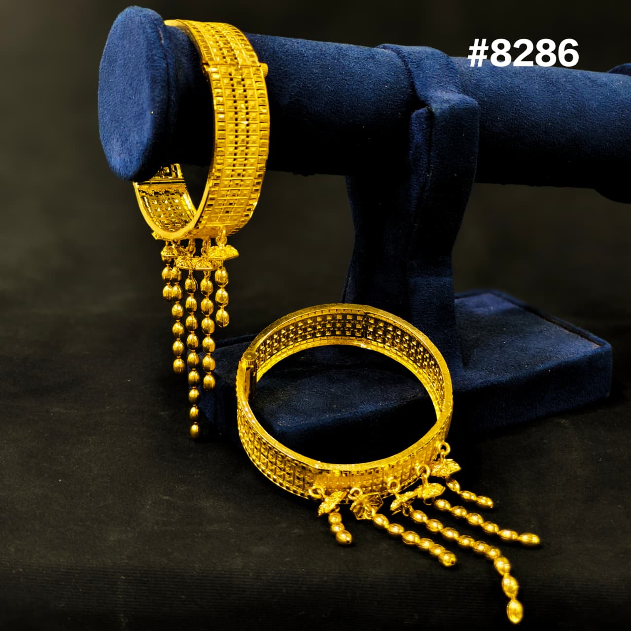 Gold Plated Bridal Wear Bangles, PMJ Model No:  8286