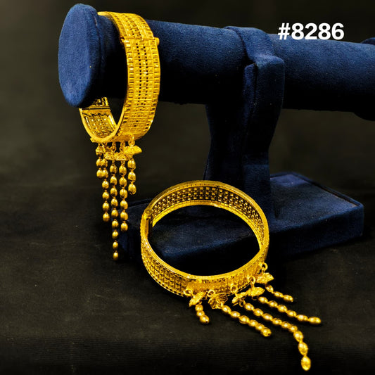 Gold Plated Bridal Wear Bangles, PMJ Model No:  8286