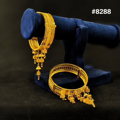 Gold Plated Bridal Wear Bangles, PMJ Model No:  8288