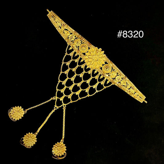 Hathpan Gold Plated Bridal Hathpan Jewelry, PMJ Model No : 8320