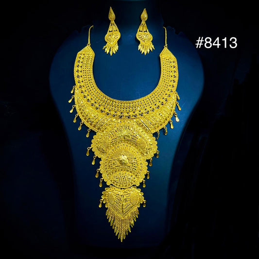 Gold Plated Long Necklaces, PMJ Model No : 8413