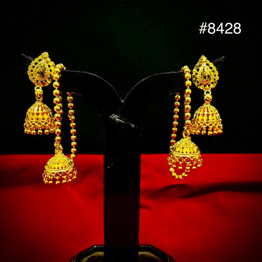 Gold Plated Designer Earrings, PMJ Model No: 8428
