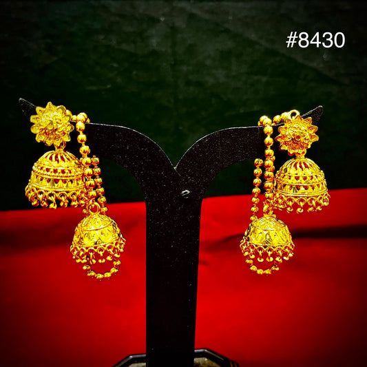 Gold Plated Designer Earrings, PMJ Model No: 8430