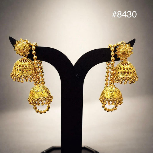 Gold Plated Designer Earrings, PMJ Model No: 8430