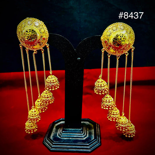 Gold Plated Designer Earrings, PMJ Model No: 8437