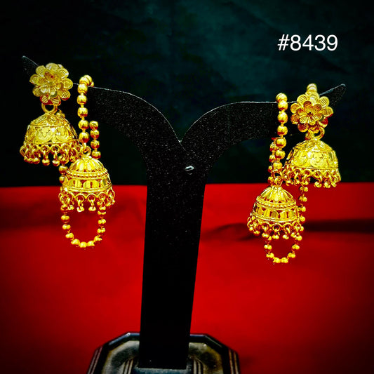 Gold Plated Designer Earrings, PMJ Model No: 8439