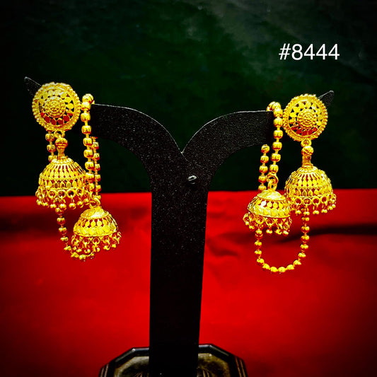 Gold Plated Designer Earrings, PMJ Model No: 8444