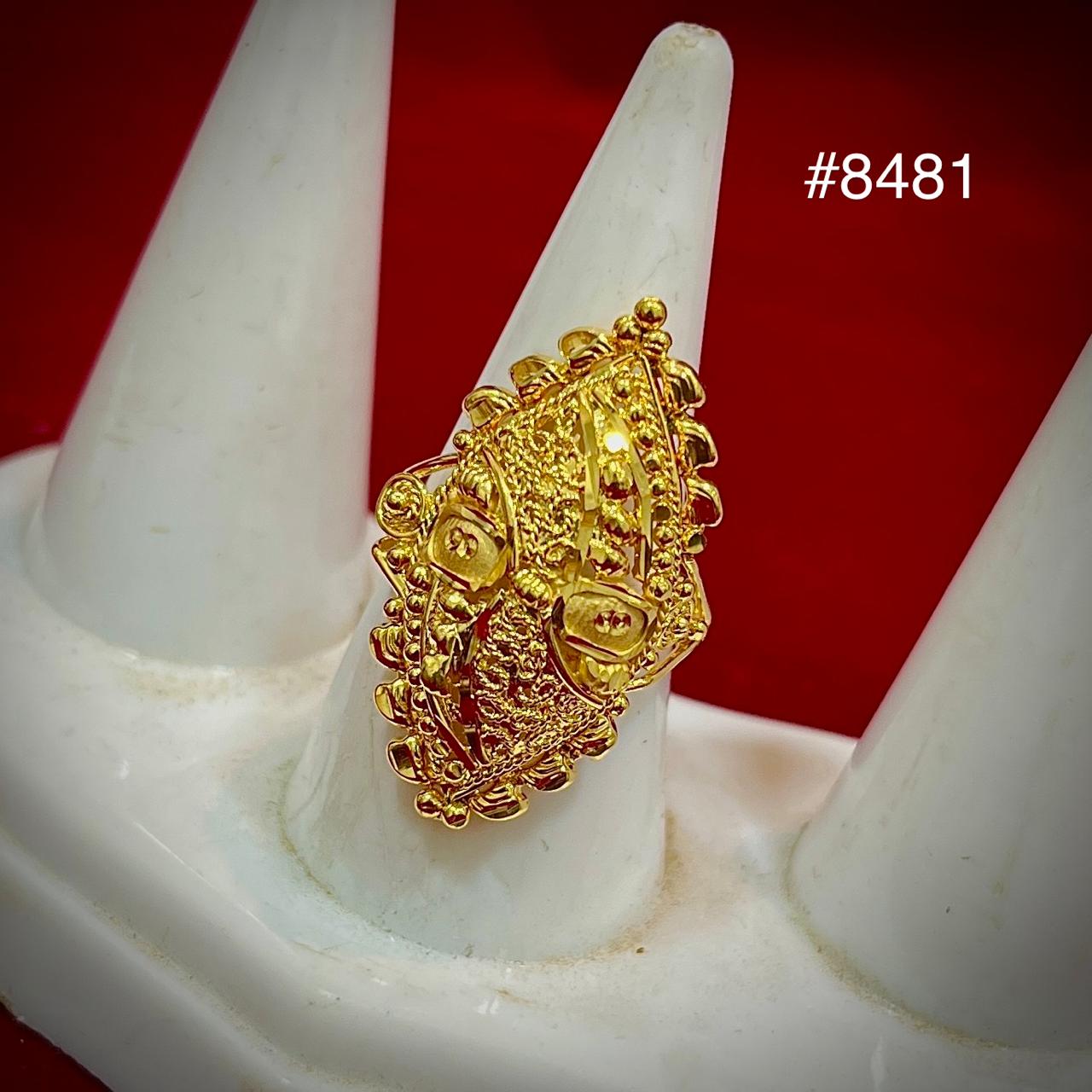 Gold Plated Finger Rings, PMJ Model No: 8481