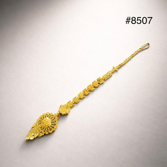 Gold Plated Maang Tika 5 Gram Gold Plated Jewellery PMJ Model No : 8507