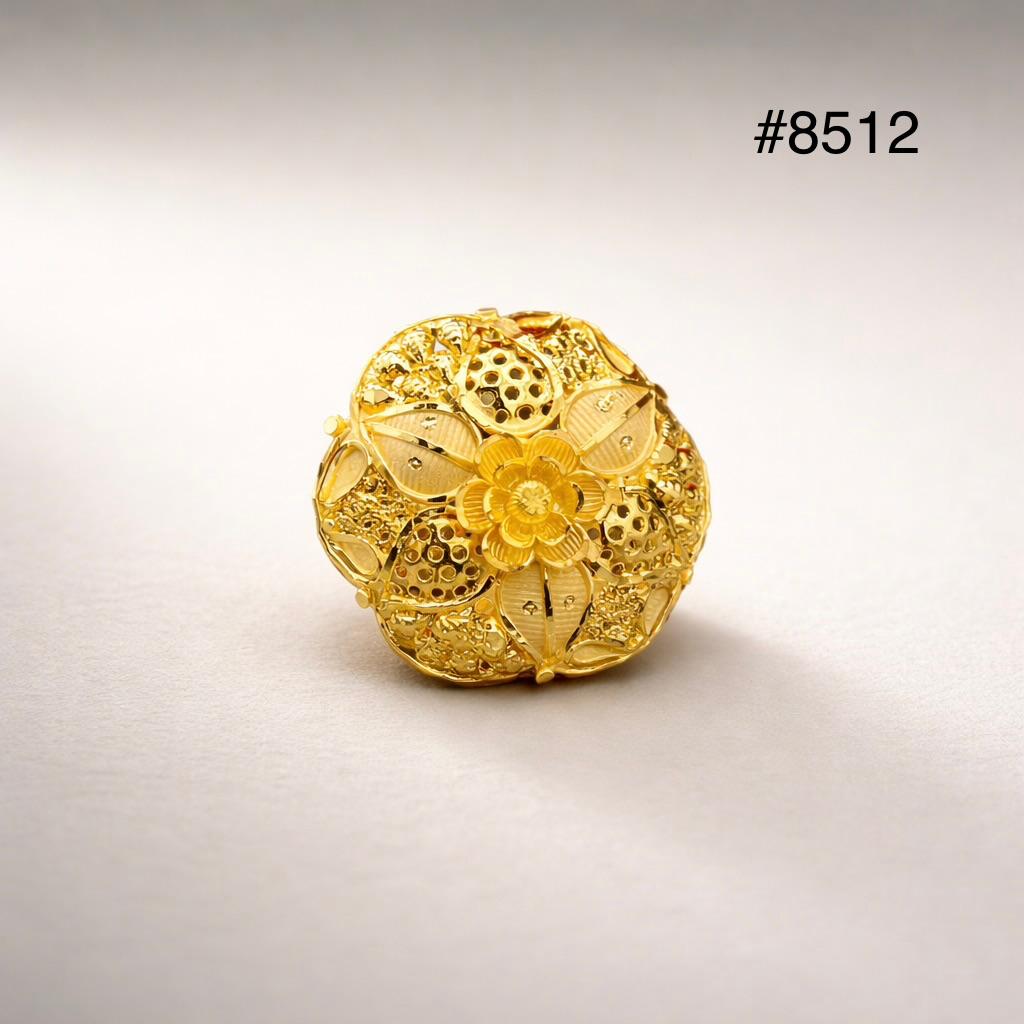 Gold Plated Finger Ring 5 Gram Gold Plated Jewellery PMJ Model No : 8512