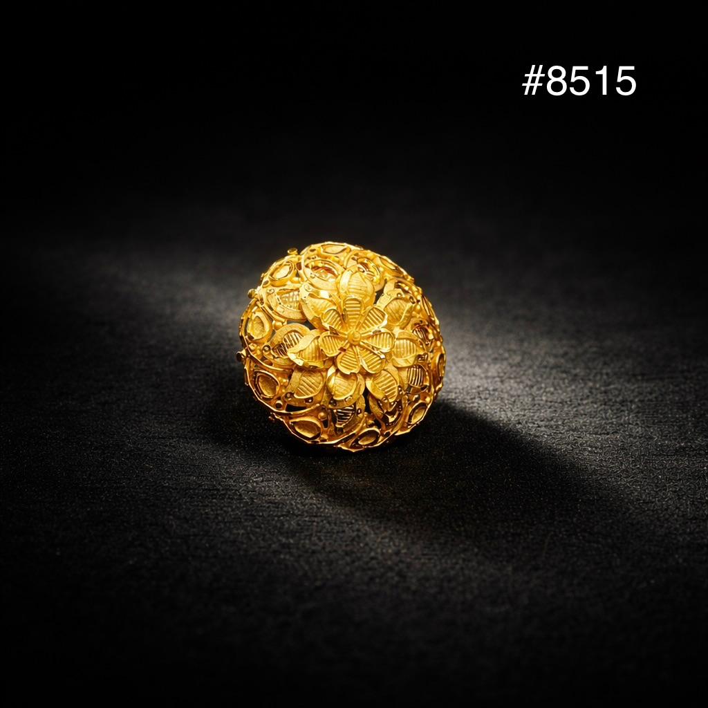 Gold Plated Finger Ring 5 Gram Gold Plated Jewellery PMJ Model No : 8515