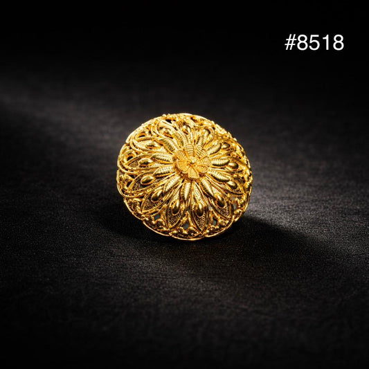 Gold Plated Finger Ring 5 Gram Gold Plated Jewellery PMJ Model No : 8518