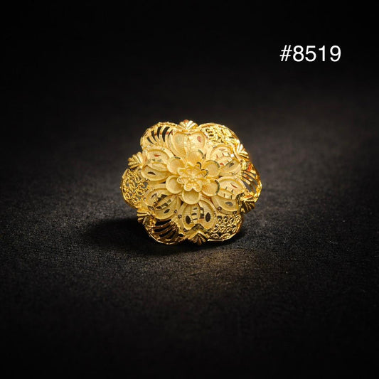Gold Plated Finger Ring 5 Gram Gold Plated Jewellery PMJ Model No : 8519