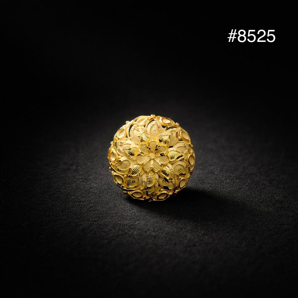 Gold Plated Finger Ring 5 Gram Gold Plated Jewellery PMJ Model No : 8525