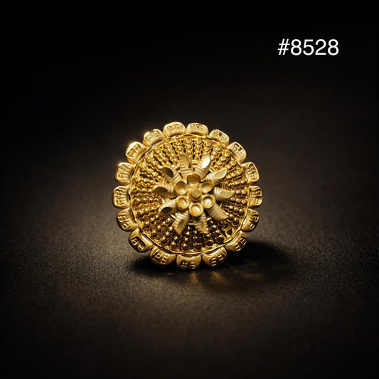 Gold Plated Finger Ring 5 Gram Gold Plated Jewellery PMJ Model No : 8528