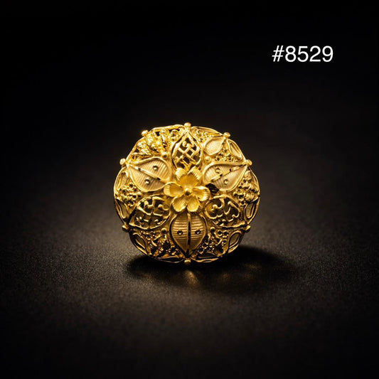 Gold Plated Finger Ring 5 Gram Gold Plated Jewellery PMJ Model No : 8529