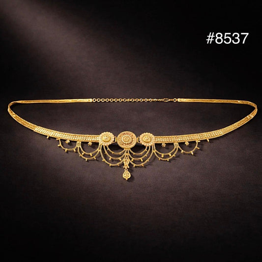 Bridal Wear Gold Plated Waist Belt, PMJ Model No: 8537