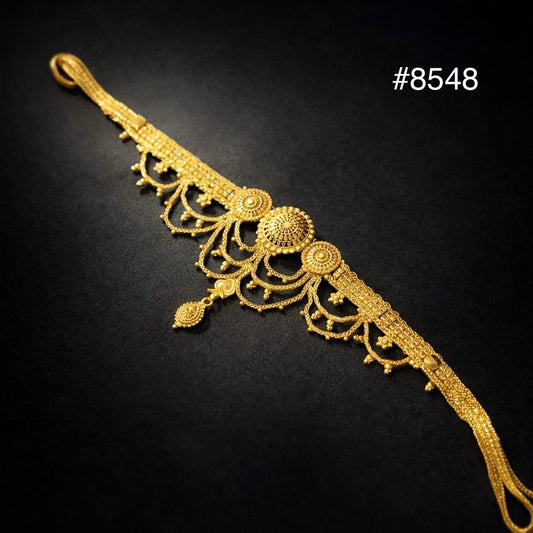 Bridal Wear Gold Plated Waist Belt, PMJ Model No: 8548