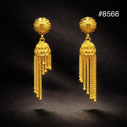 Gold Plated Designer Earrings, PMJ Model No: 8566