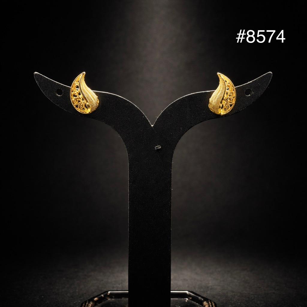 Gold Plated EARRING 1 Gram Gold Plated Jewellery PMJ Model No : 8574