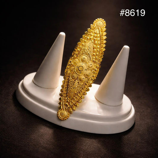 Gold Plated Finger Ring 3.0 Inch Gold Plated Jewellery PMJ Model No : 8619