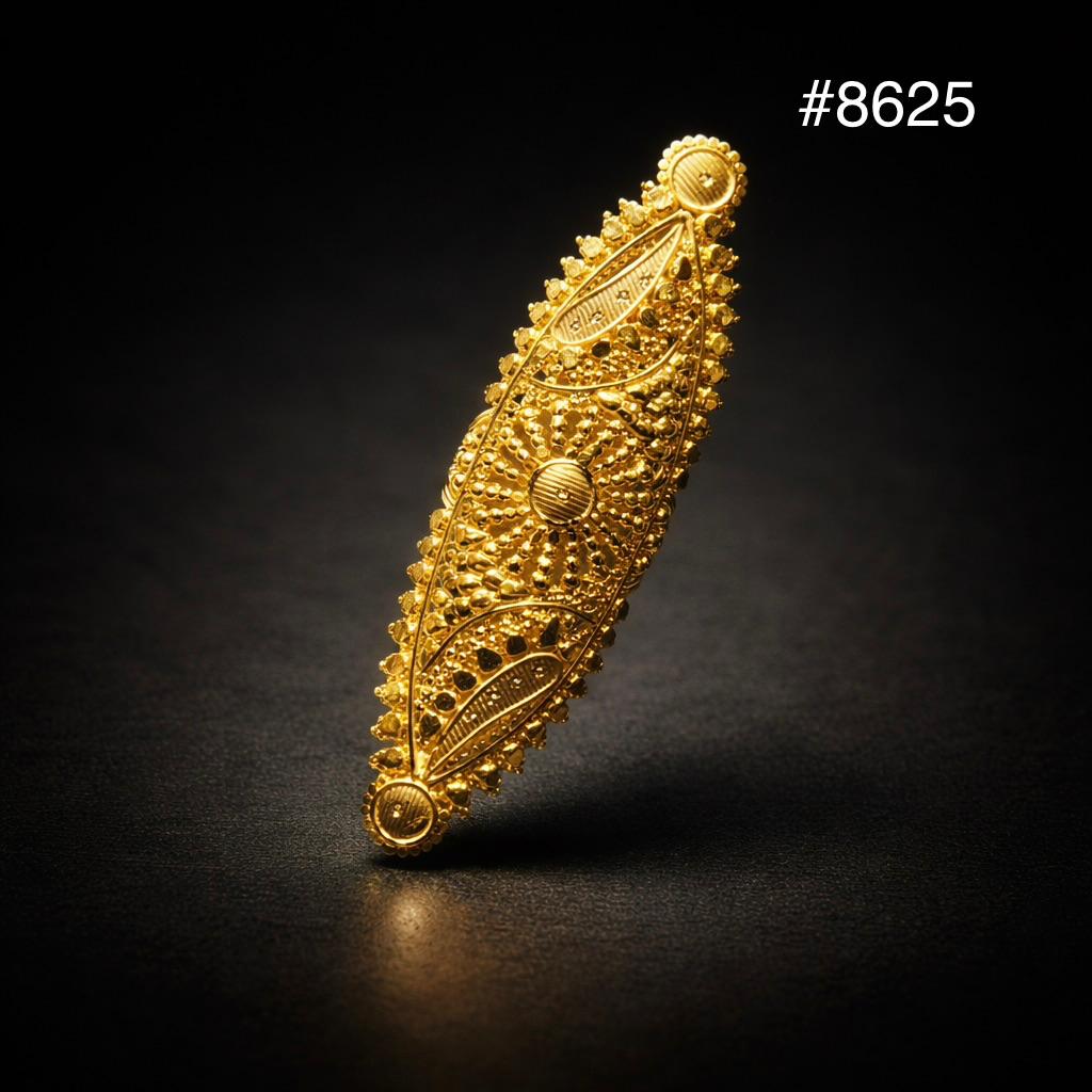 Gold Plated Finger Ring 3.0 Inch Gold Plated Jewellery PMJ Model No : 8625